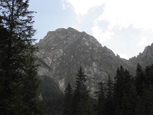 Widok na Giewont z Polany Strążyskiej