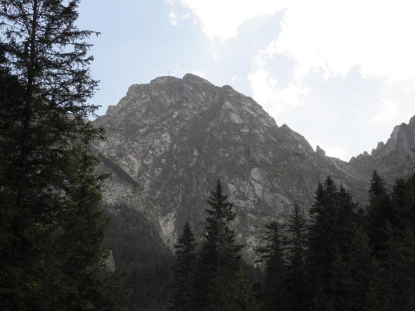 Widok na Giewont z Polany Stryskiej