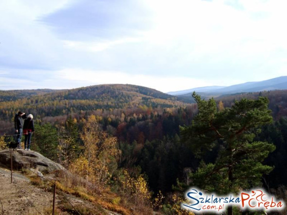 Złoty Widok nad przełomiem rzeki Kamiennej