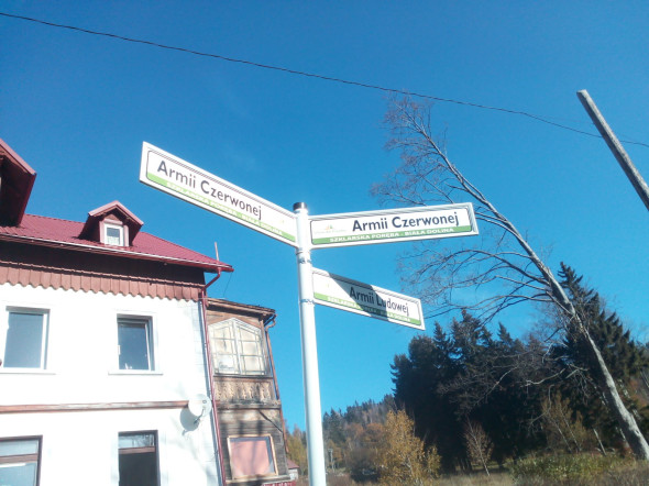 Biała Dolina ulica Armii Czerwonej :-)