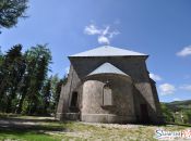 Kościół pw. Bożego Ciała widok od strony lasu