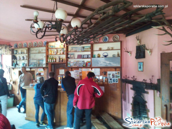 wnętrze Schroniska Orle